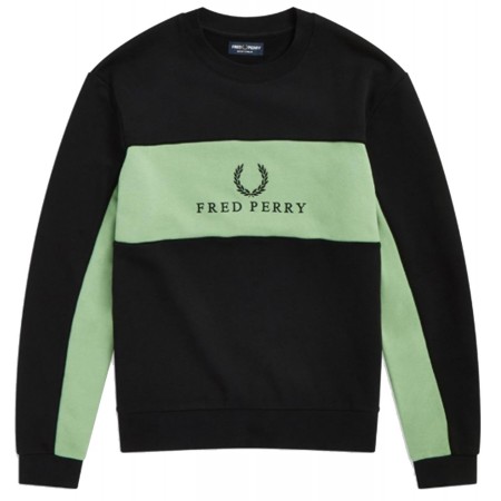 Sweat Fred Perry black/green