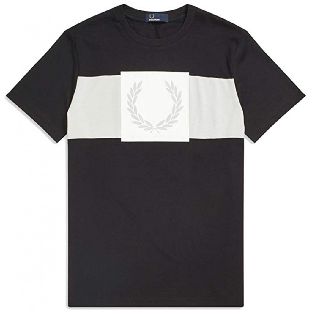 TEE SHIRT FRED PERRY PRINTED LAUREL WREATH TEE SHIRT FRED PERRY PRINTED LAUREL WREATH