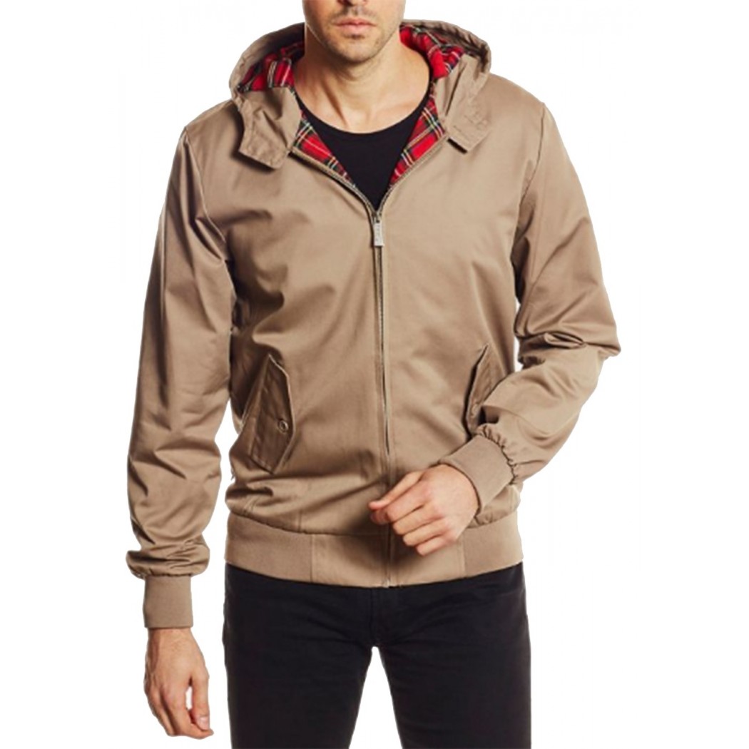 Blouson Harrington Capuche New Beige Original