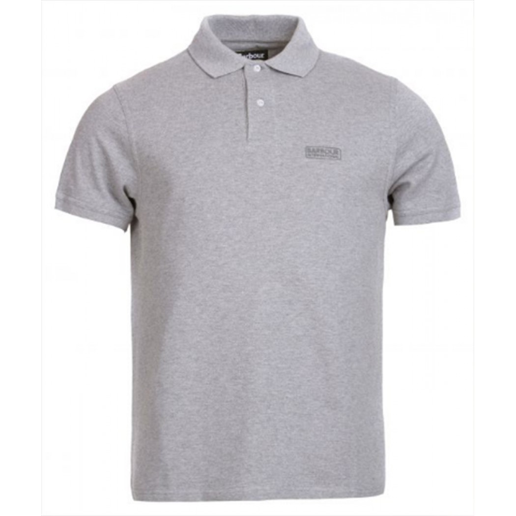 Polo Barbour International Piqué Gris Polo Barbour International Piqué Gris