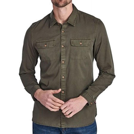 Chemise Barbour International SMQ HENRI OLIVE