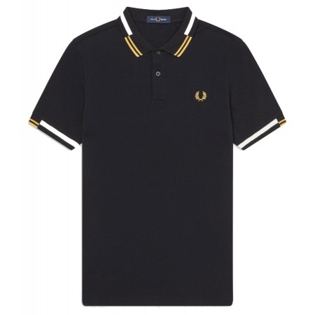 Polo FRED PERRY à liserés abstraits