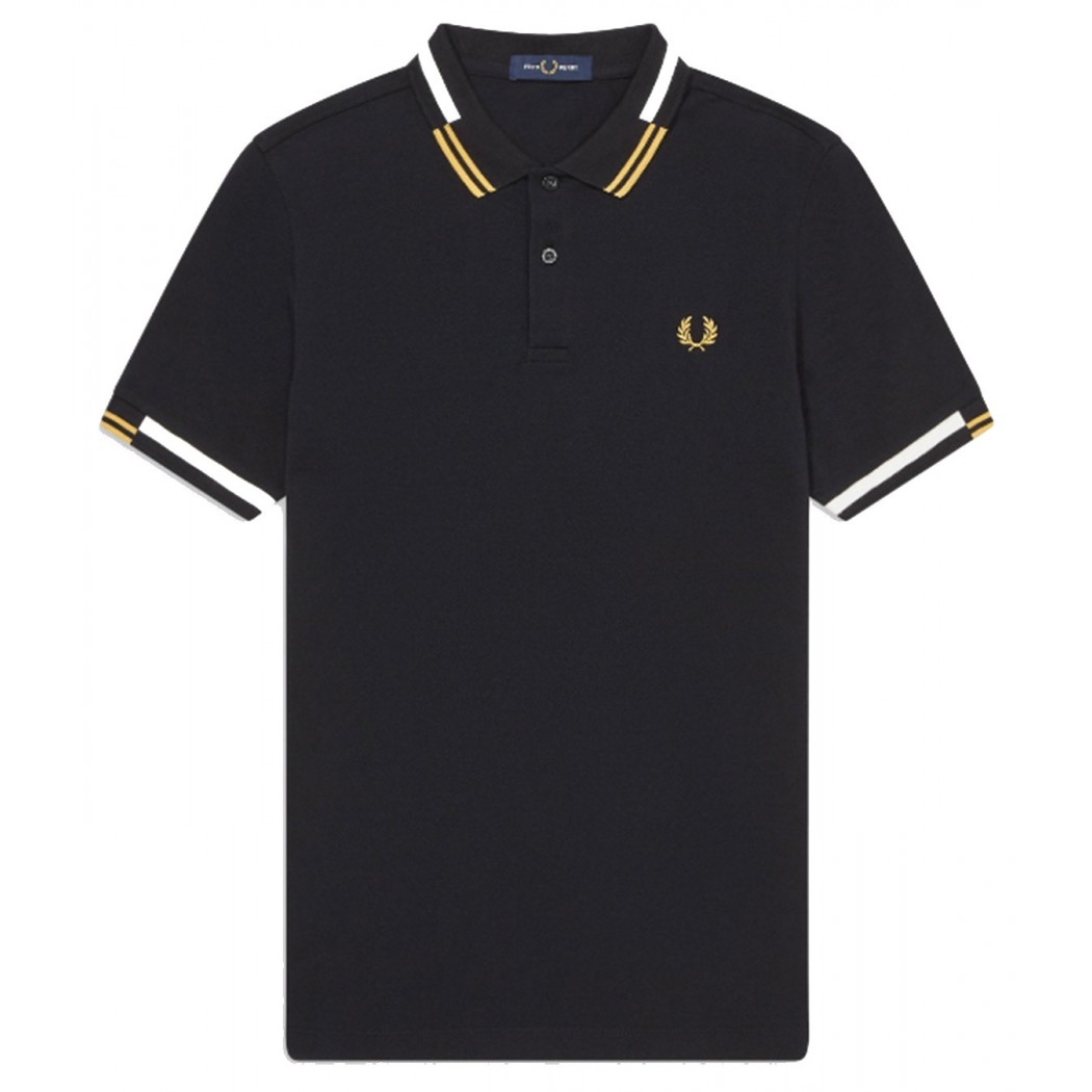 Polo FRED PERRY à liserés abstraits Polo FRED PERRY à liserés abstraits