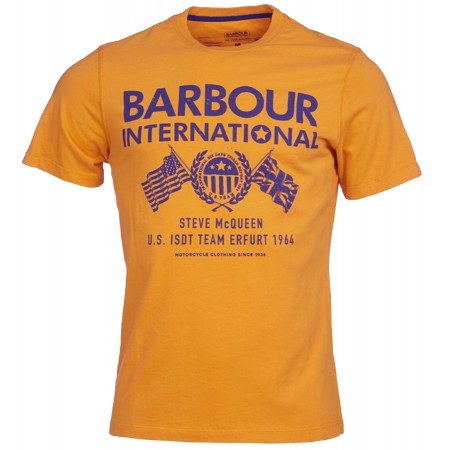 Tee Shirt Barbour International Steve Mc Queen Race Flags