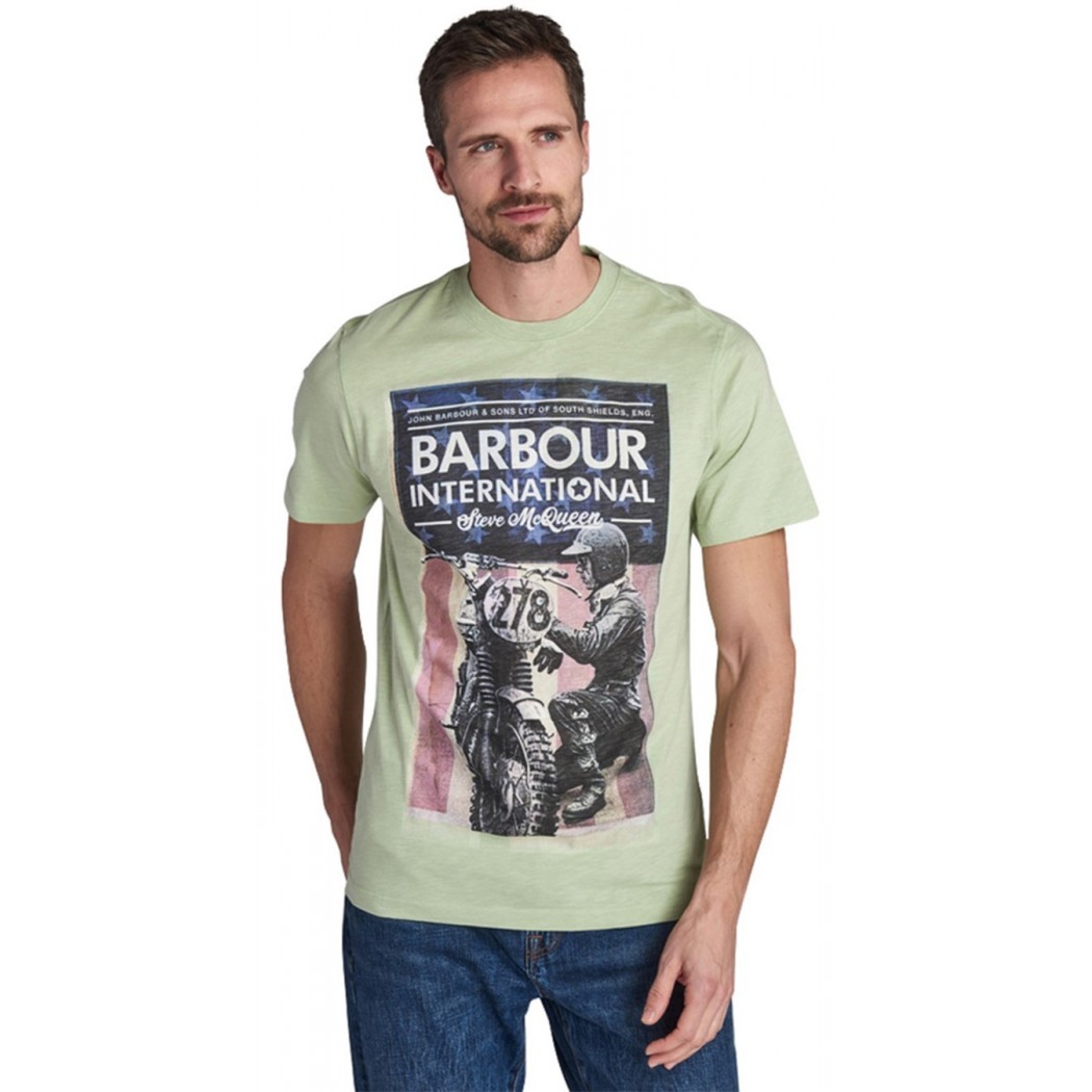 Tee Shirt Barbour International Steve McQueen