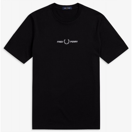 Tee Shirt Fred Perry Authentic Black