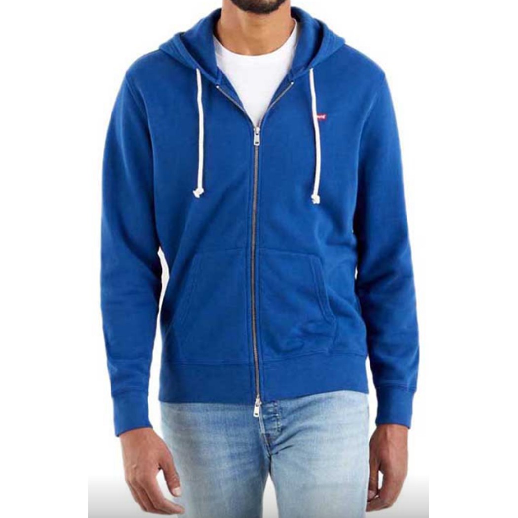 Sweat Levi's® capuche logo bleu foncé coton