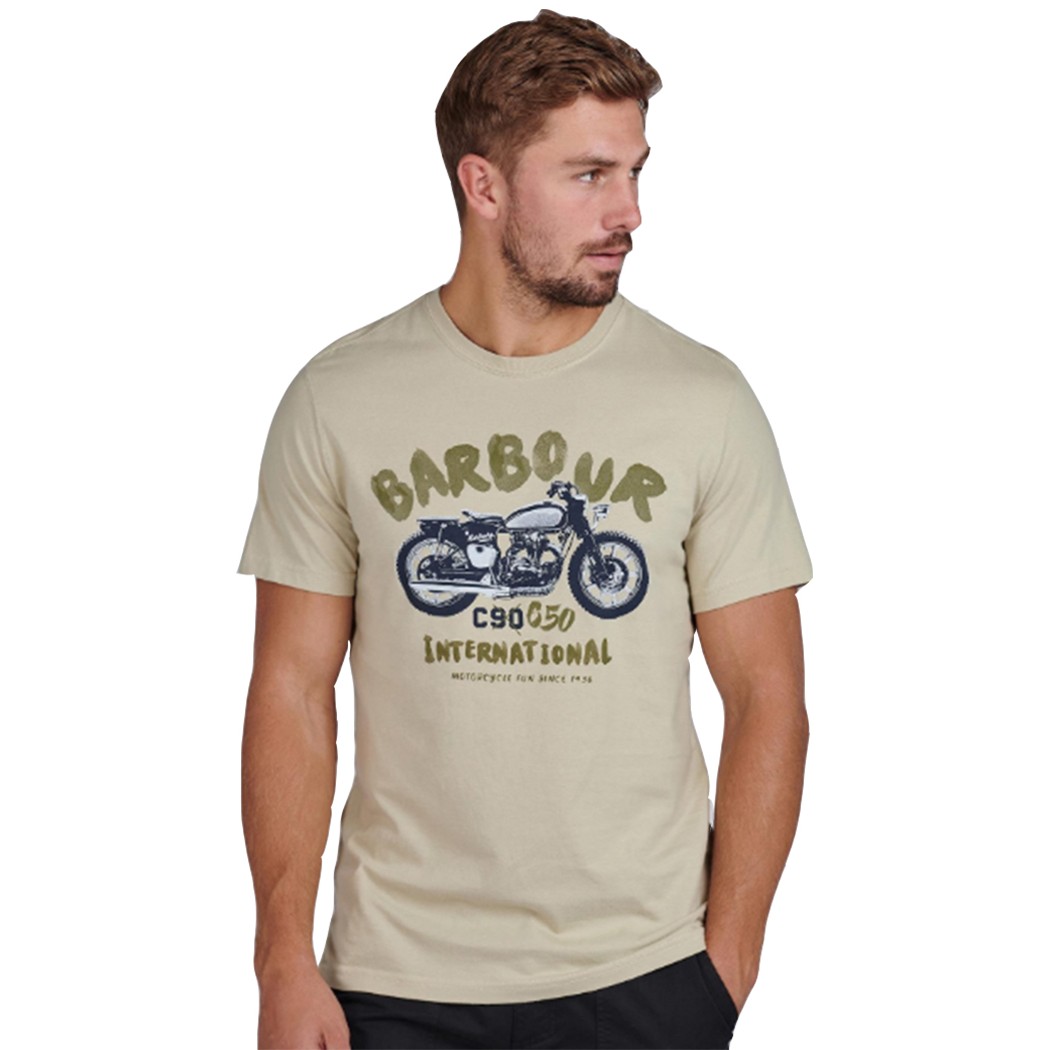 Barbour motorbike t shirt store