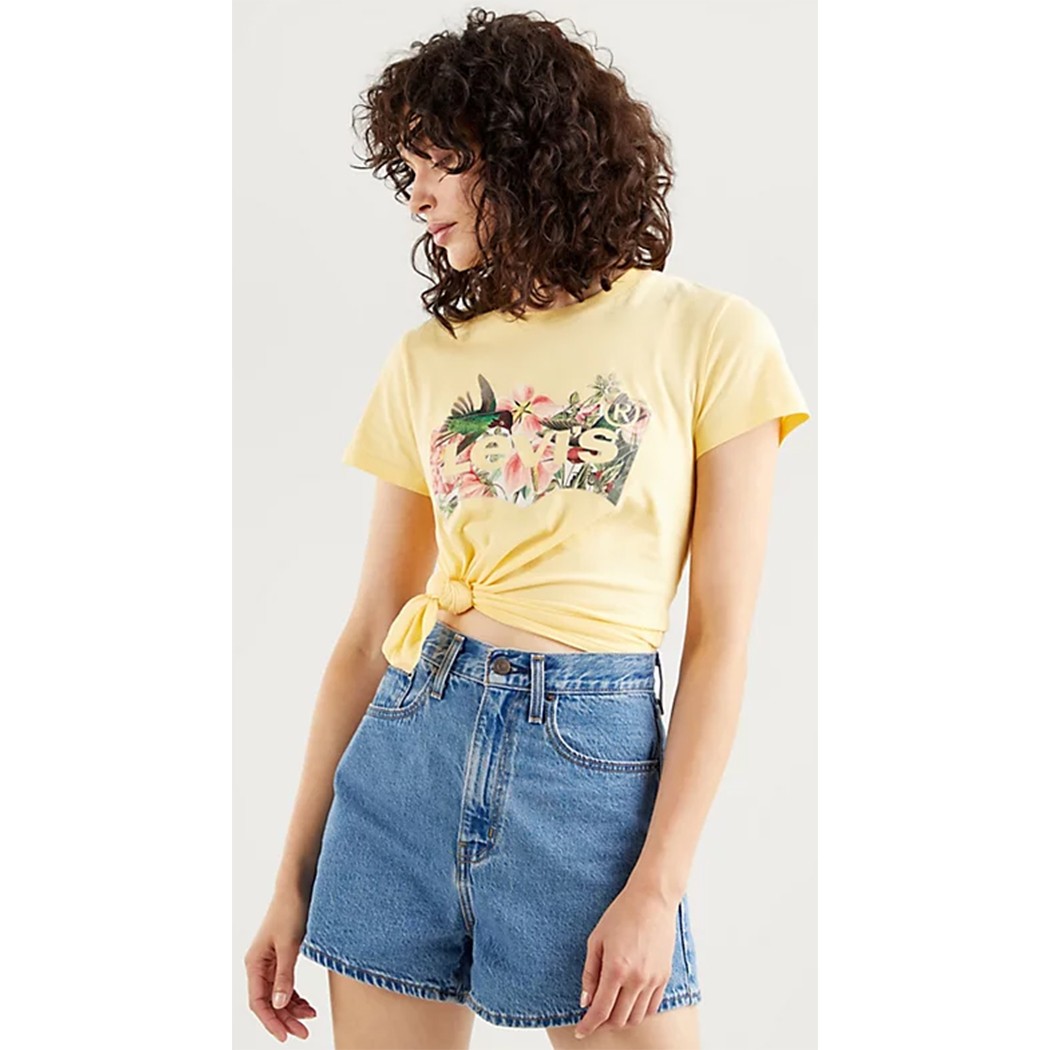 Tee shirt levis jaune on sale femme