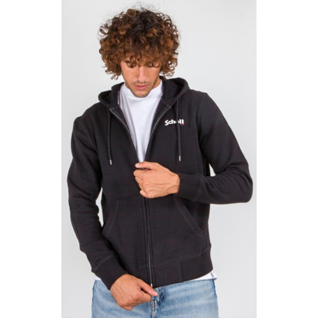 schott gilet capuche