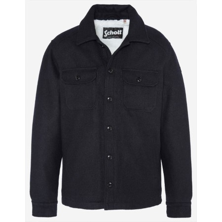 VESTE SHERPA SCHOTT NAVY