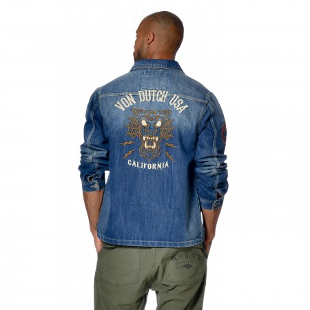 Veste VON DUTCH Denim Broderies...