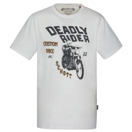 TEE SHIRT SCHOTT DEADLY RIDER