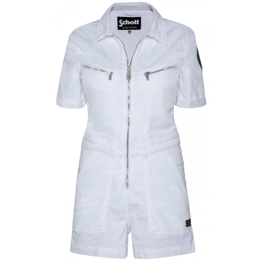 Combishort Schott Femme Blanc Combishort Schott Femme Blanc