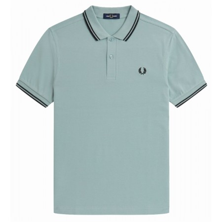 Polo Fred Perry M3600 Bleu Argenté