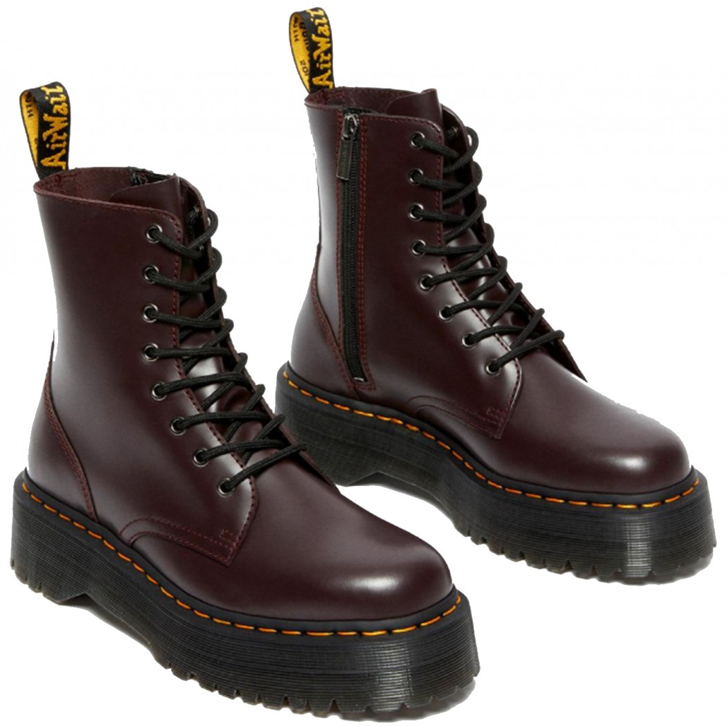 Maroon platform 2025 doc martens