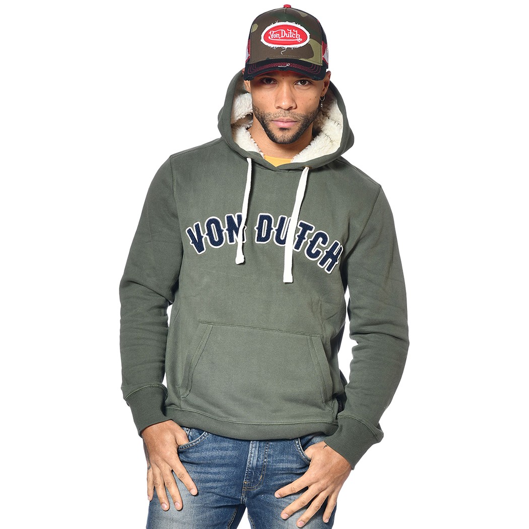 Sweat Von Dutch capuche homme imprimé Logan - Von Dutch