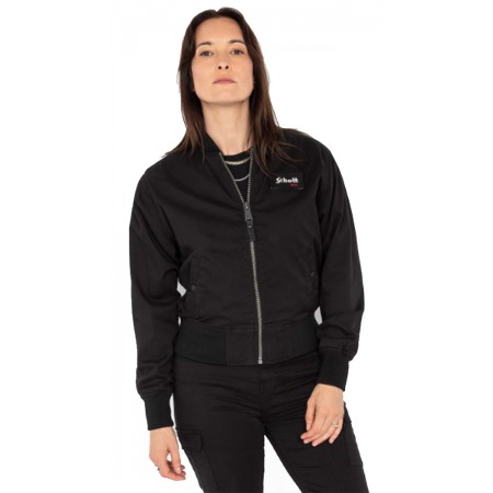 Bomber Femme Schott Noir