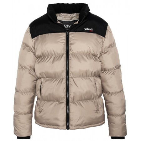 Schott Doudoune Schott Beige/Black