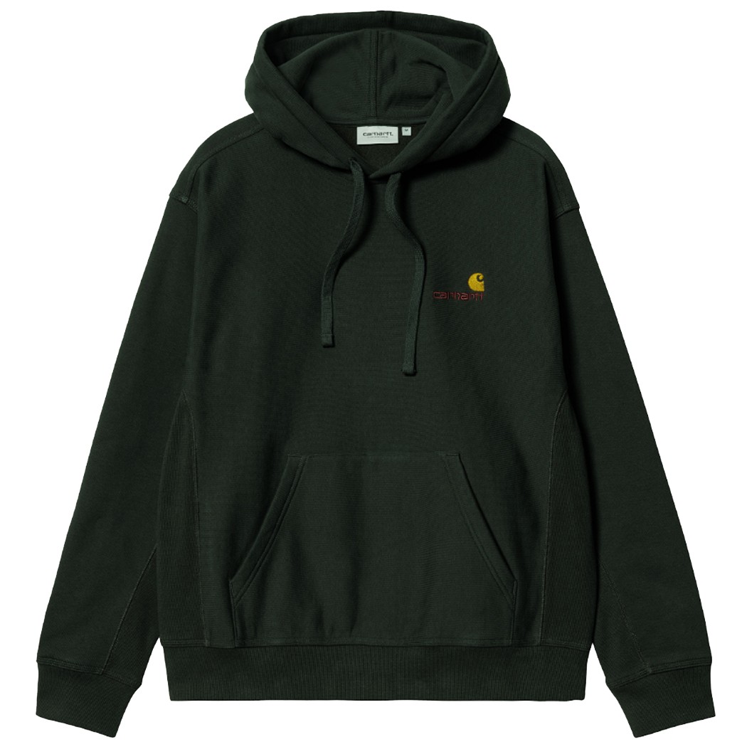 Carhartt-Sweat à capuche Carhartt American Dark Cedar Carhartt-Sweat à capuche Carhartt American Dark Cedar