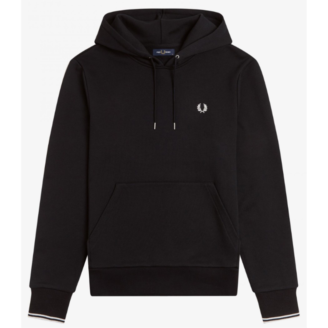 SWEAT CAPUCHE FRED PERRY Black