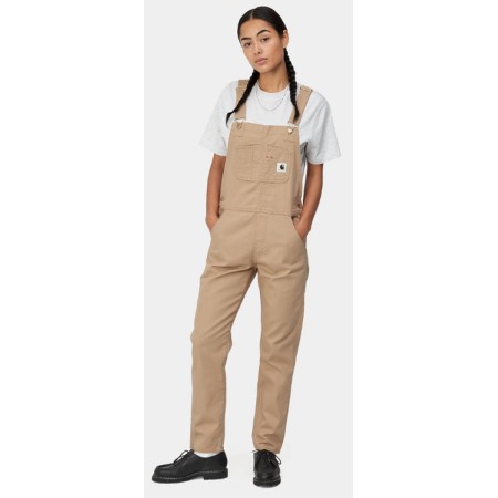 Carhartt Salopette Femme Dusty Brown