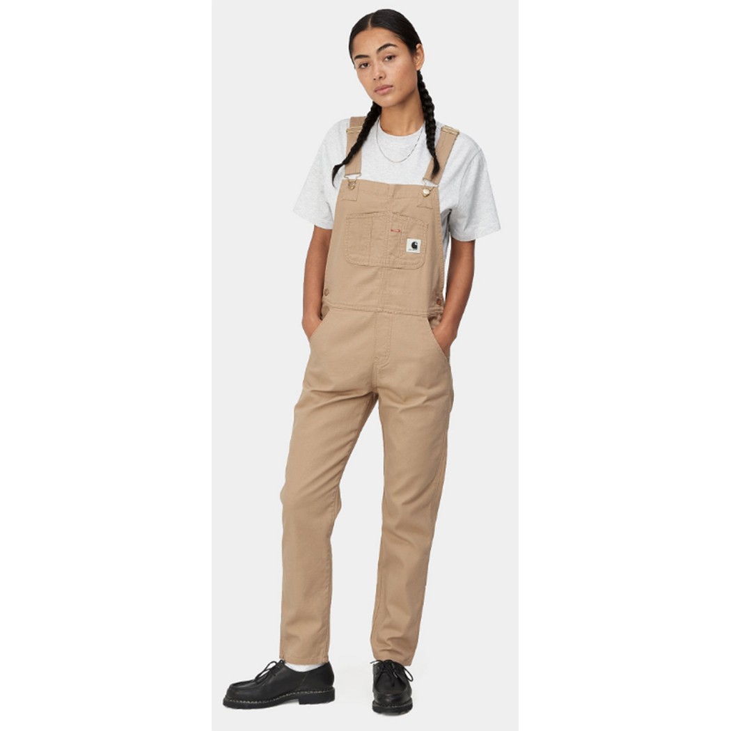 Carhartt Salopette Femme Dusty Brown