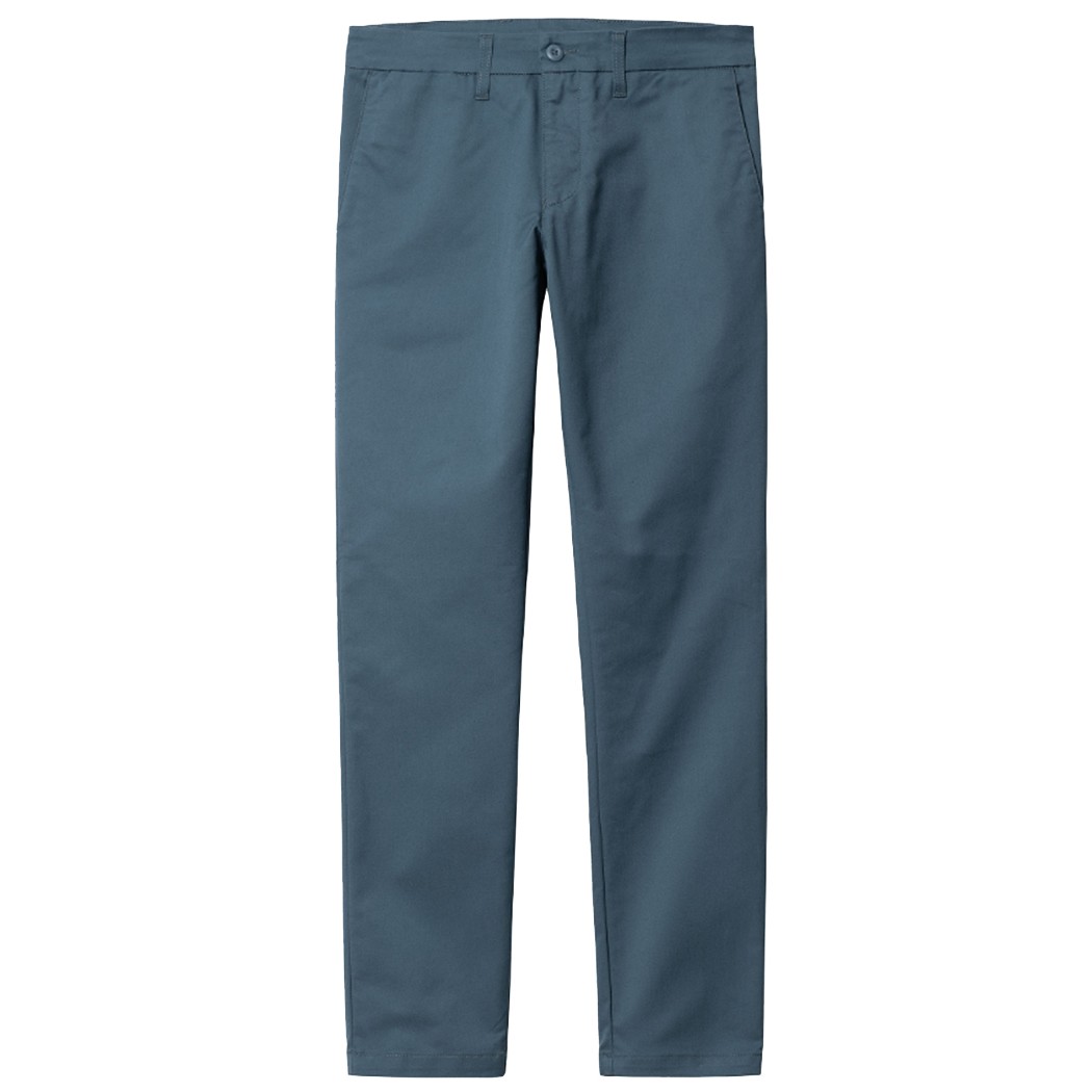 Carhartt Pantalon Chino Wip Sid Pant Storm Blue The Store Boys Diffusion