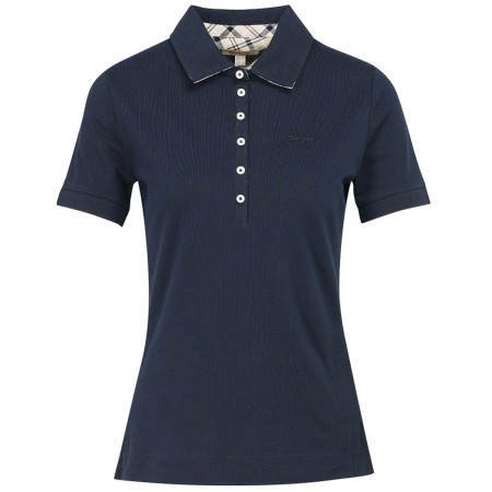 Barbour Polo Femme Navy