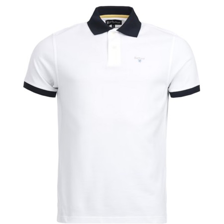 Barbour Polo Lynton White