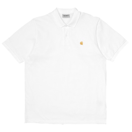 Carhartt Polo Chase Blanc