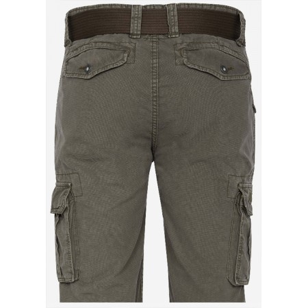 SHORT CARGO MULTIPOCHES SCHOTT KAKI