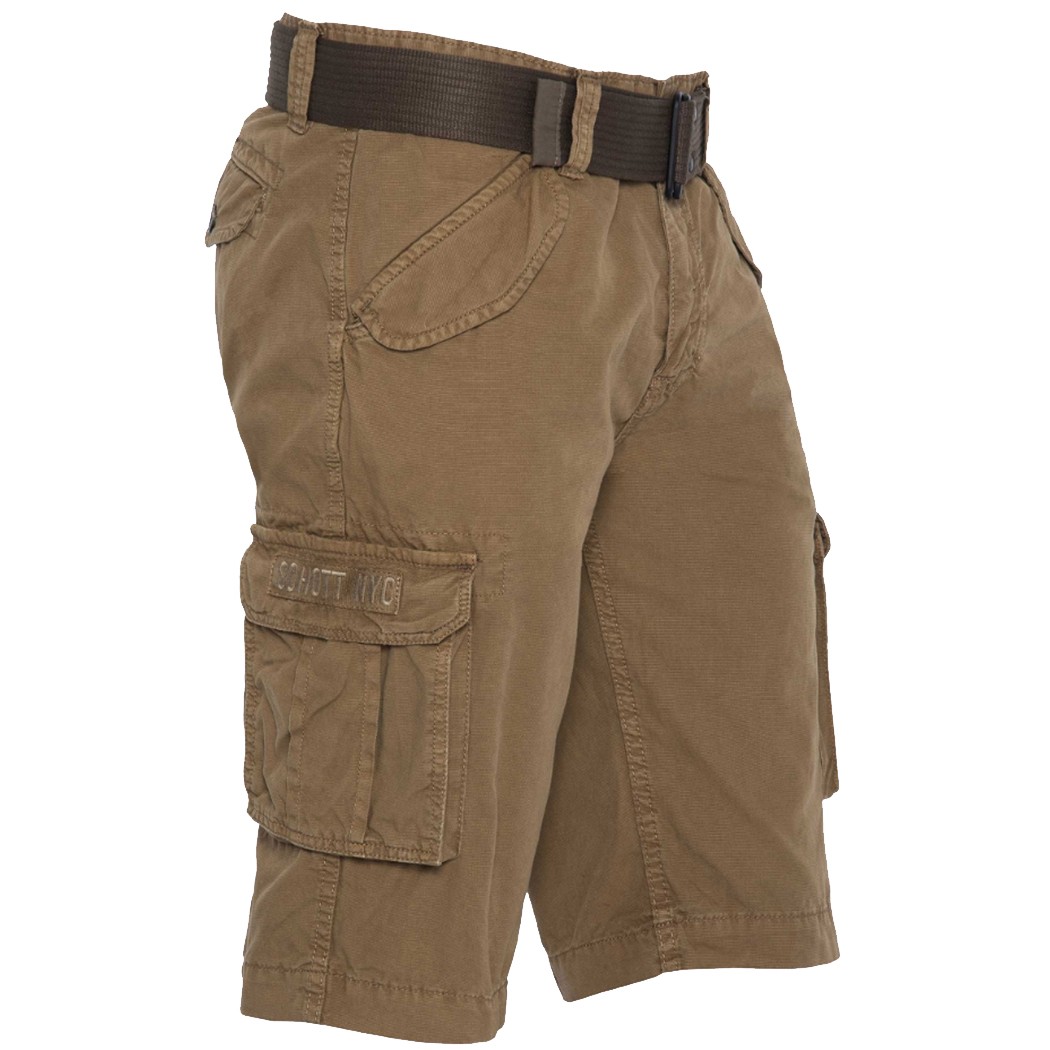 SHORT CARGO MULTIPOCHES SCHOTT CAMEL SHORT CARGO MULTIPOCHES SCHOTT CAMEL