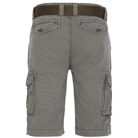 SHORT CARGO MULTIPOCHES SCHOTT GRIS