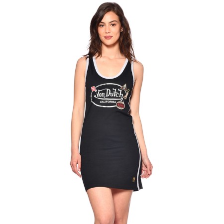 Robe Von Dutch courte col rond Ivy