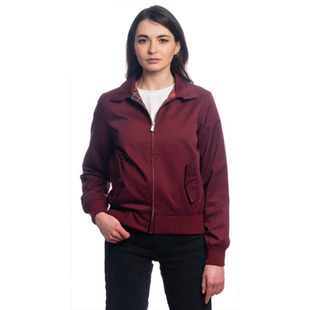 Blouson Harrington Femme Bordeaux Original