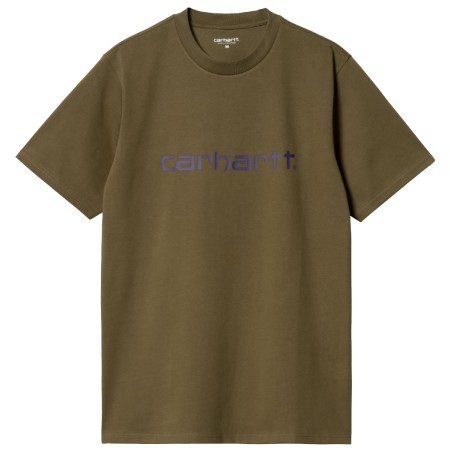 Tee Shirt Carhartt Wip Script Kaki