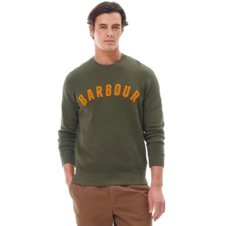 Sweat Logo Barbour Essentiel Kaki