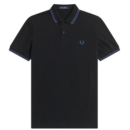 Polo Fred Perry M3600 Slim Fit Black Midnight Blue