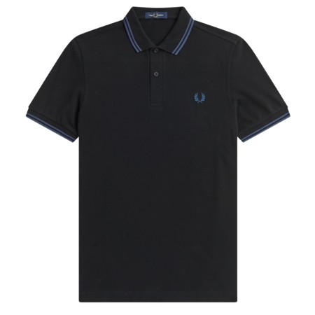 Polo Fred Perry M3600 Slim Fit Black Midnight Blue