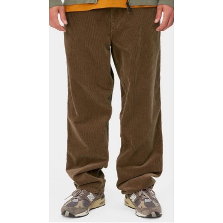 Carhartt Wip Pantalon velour Single Knee Tamarind