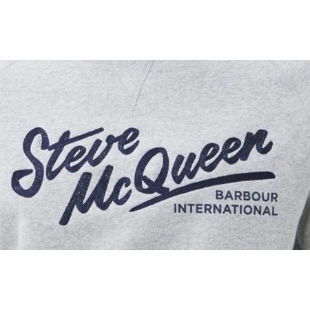 Barbour International Sweat brodé Steve Mc Queen