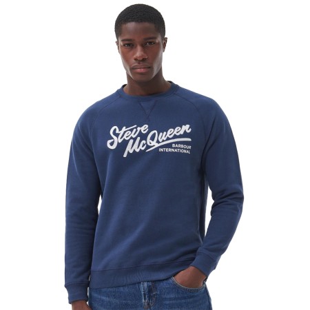 Barbour International Sweat brodé Steve Mc Queen