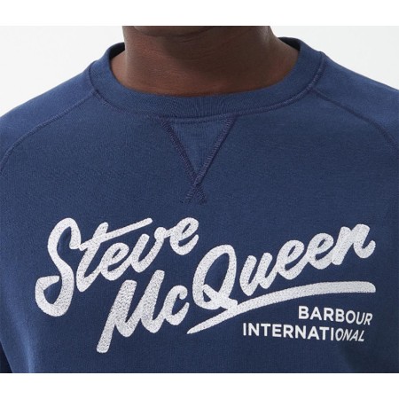 Barbour International Sweat brodé Steve Mc Queen
