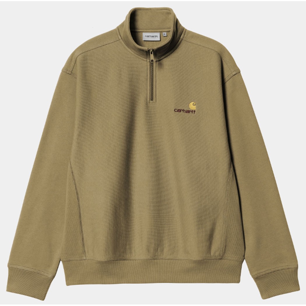 Carhartt Wip Sweat Demi Zip Larch Carhartt Wip Sweat Demi Zip Larch