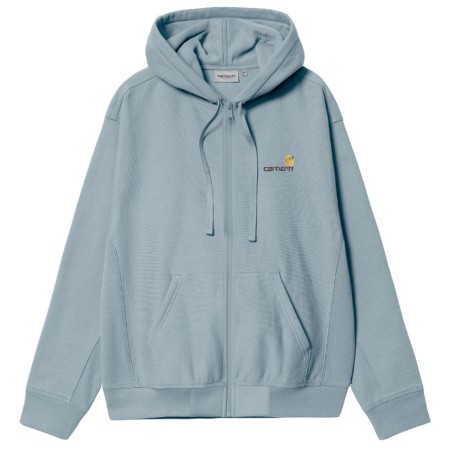 Carhartt Wip Hooded American Script Jacket Frosted Blue