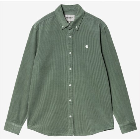 CHEMISE CARHARTT Wip MADISON VELOUR PARK/WAX