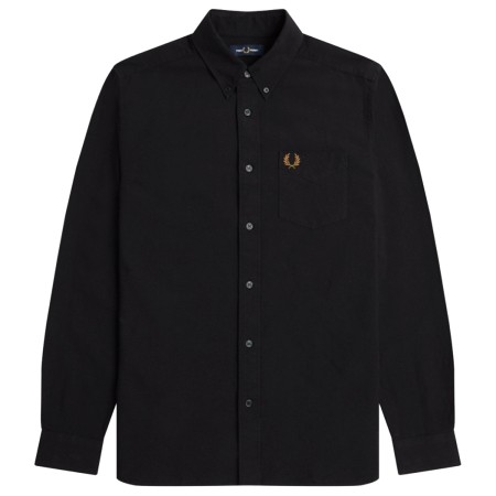 Fred Perry Chemise Oxford Black