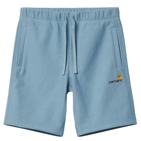 CARHARTT Wip American Script Sweat Short Frosted Blue