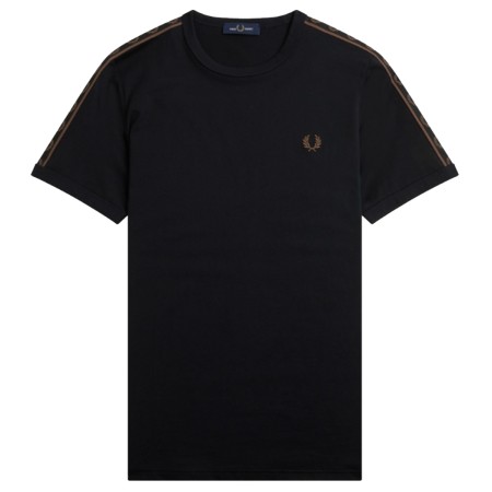 Tee shirt rétro Fred Perry black